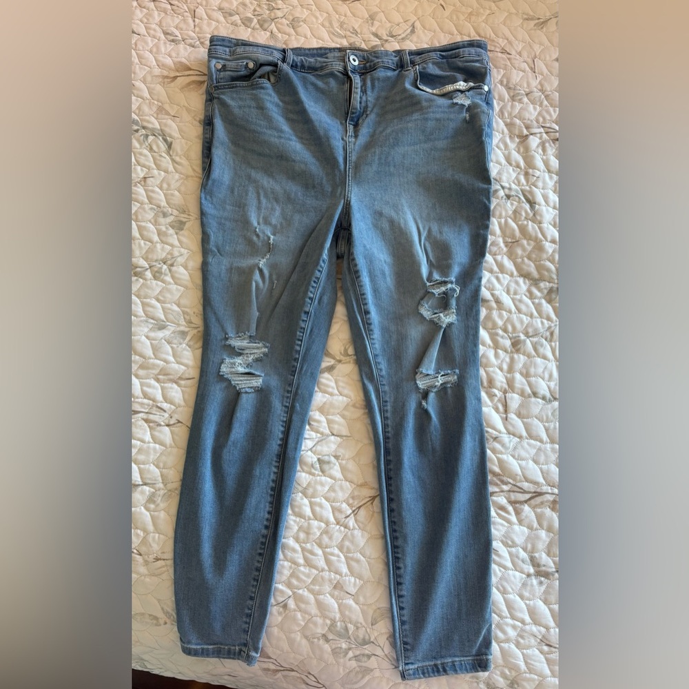 Torrid Distressed Midfit Super Skinny